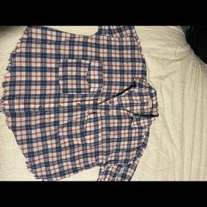 Plaid top size medium